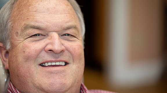 Reggie showing his veneer results - Vicksburg, MS